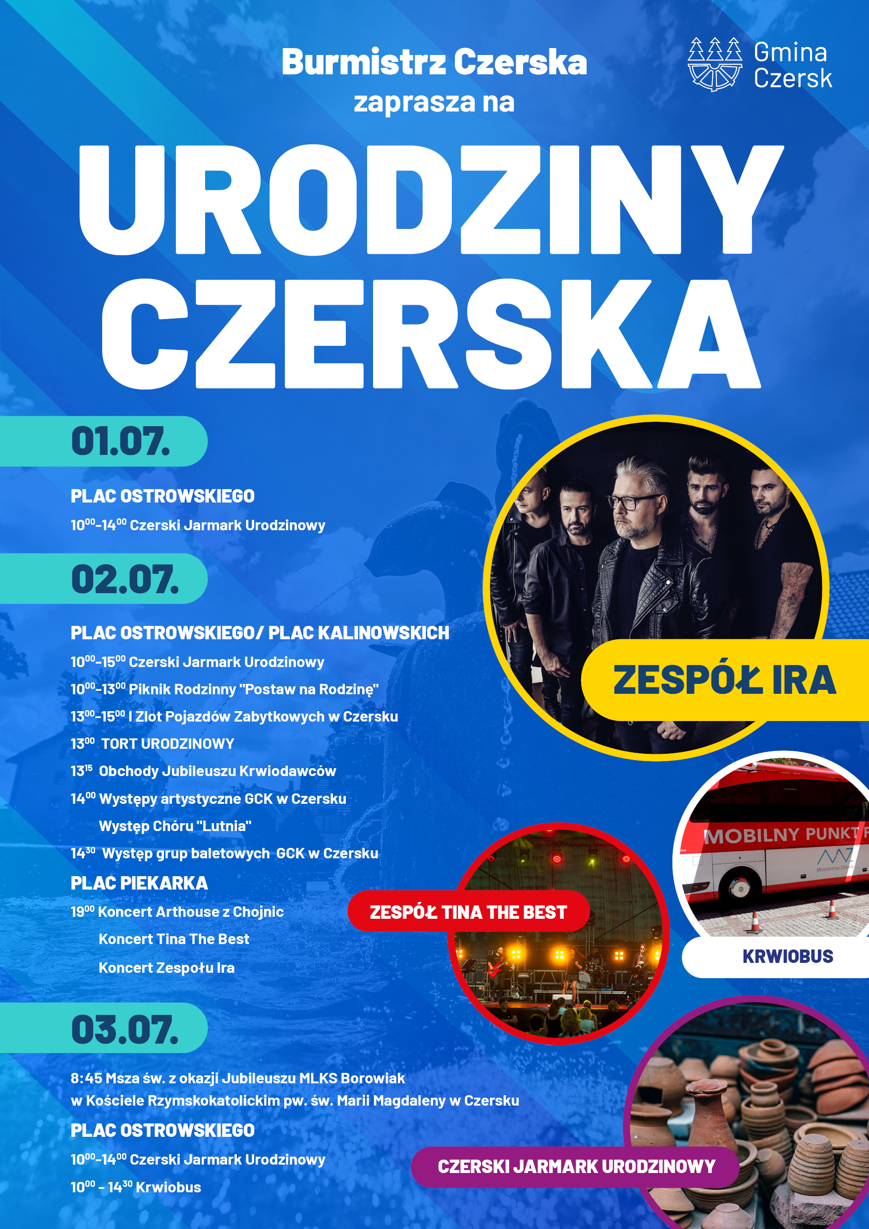 rodziny, czersk, koncert, zabawa