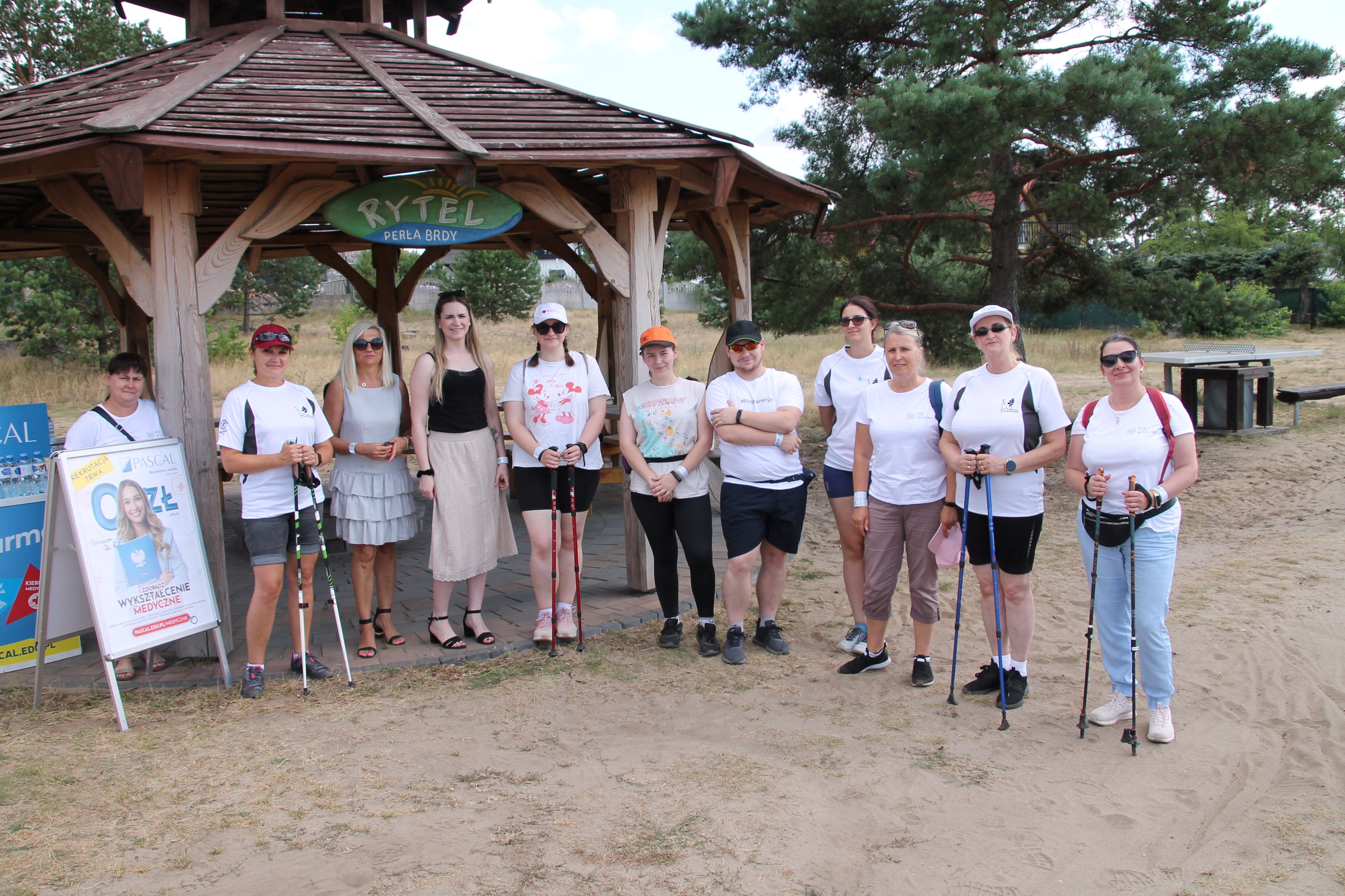 Rajd rowerowy i nordic walking