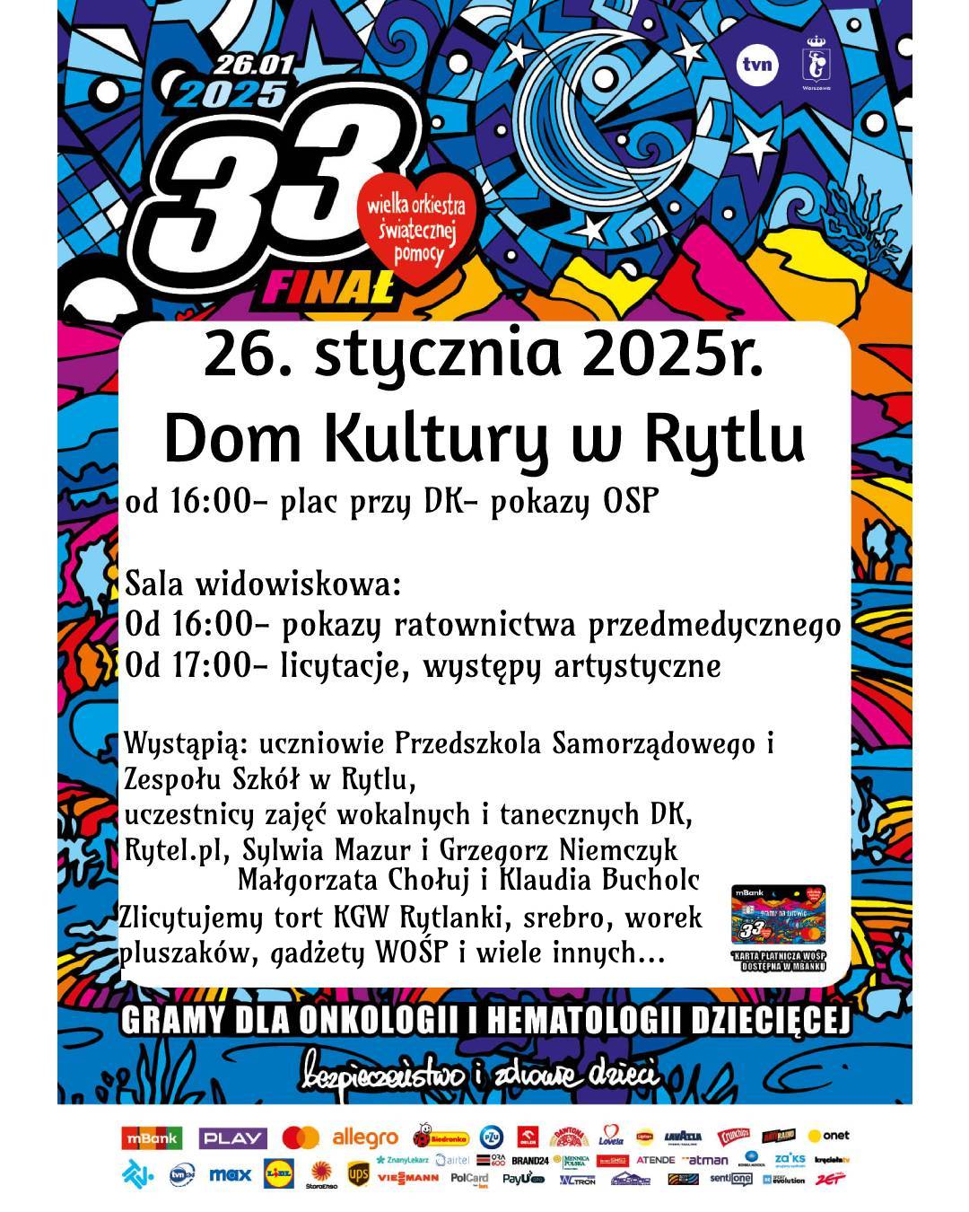 33 finał WOŚP w Rytlu