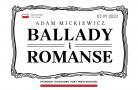 Narodowe Czytanie 2022 - Adam Mickiewicz "Ballady i romanse" w bibliotekach GCK w Czersku